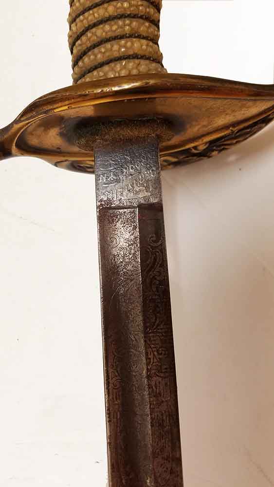 Front of Meyers Ca 1929 M 1852 sword image