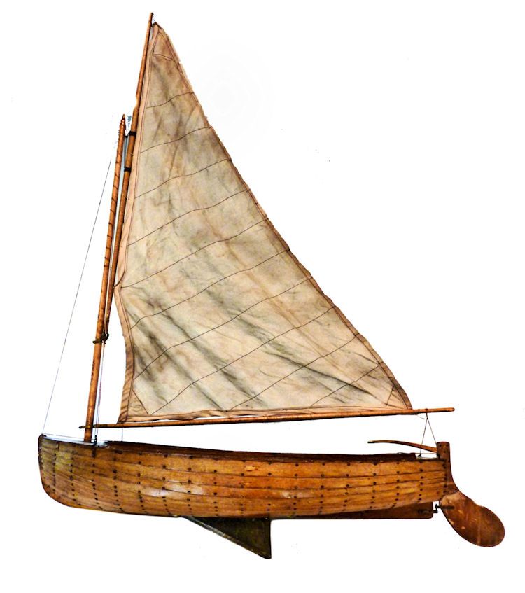 half hull model sailboats