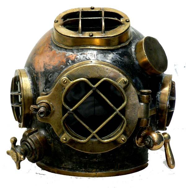 1919 Morse Navy MK V Bonnet Diving Helmet