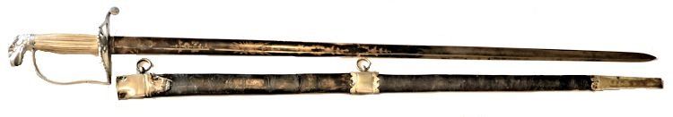 Solomon Jackson Spadroon and scabbard image