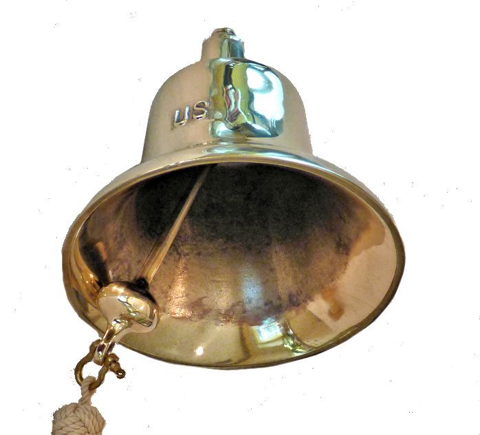 Inside of bell showing
 clapper image