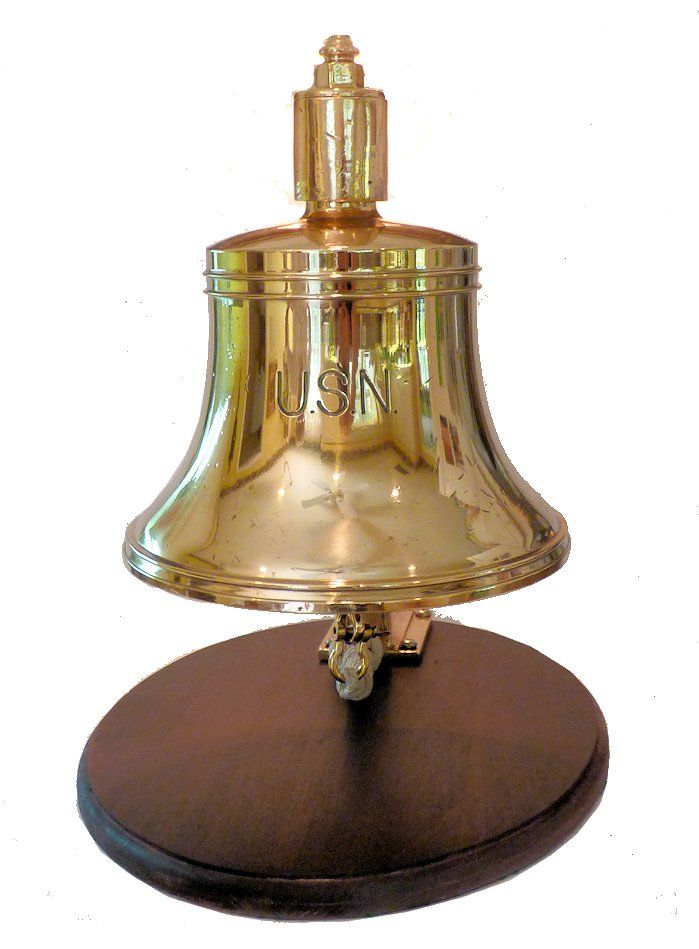 USN early 20th Century foredeck bell image