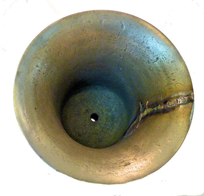 Inside of bell showing weld image