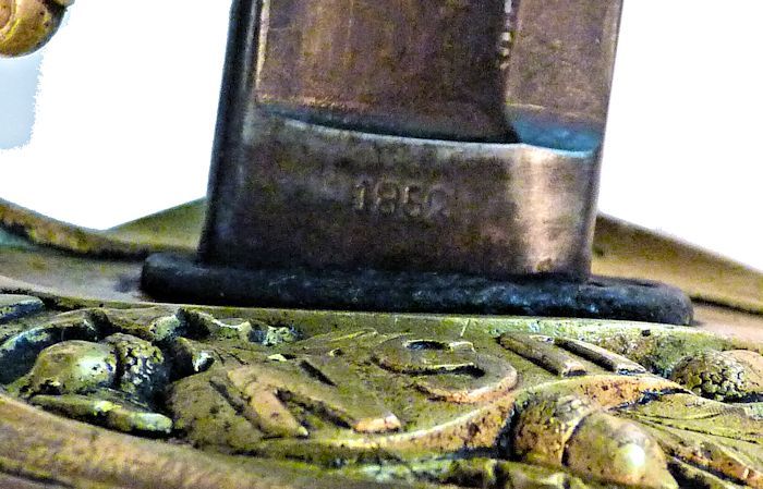 M 1852 sword with the date 1852 on the obverse ricasso image