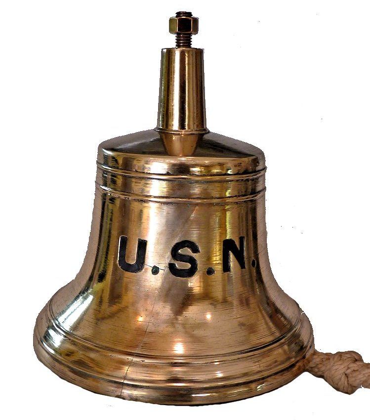  US Navy early 20th Century cracked bell image