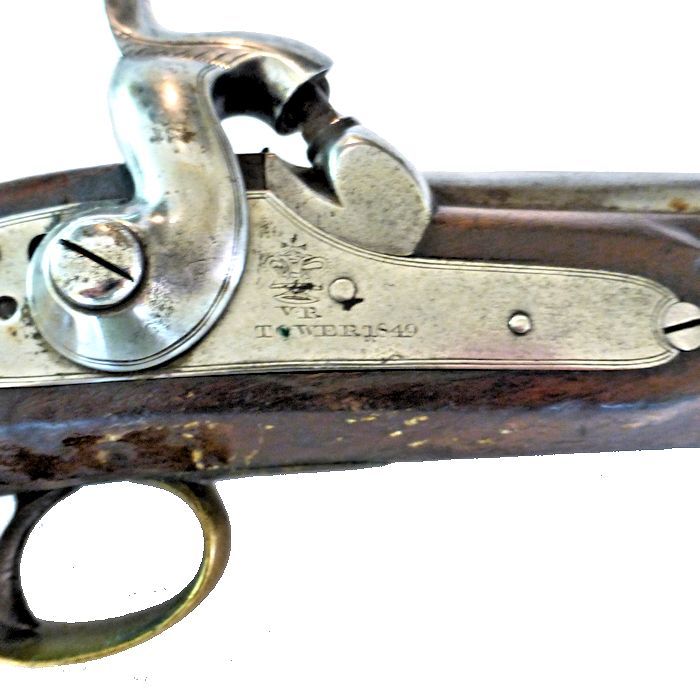 Markings on obverse cheek of the Admiralty sea service pistol image