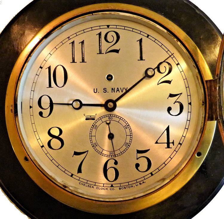 A closeup of the face of the Tennessee clock image