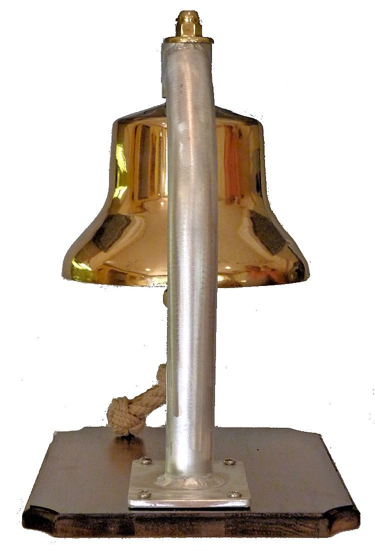 Back view of Nvy bell with new aluminium bracket image
