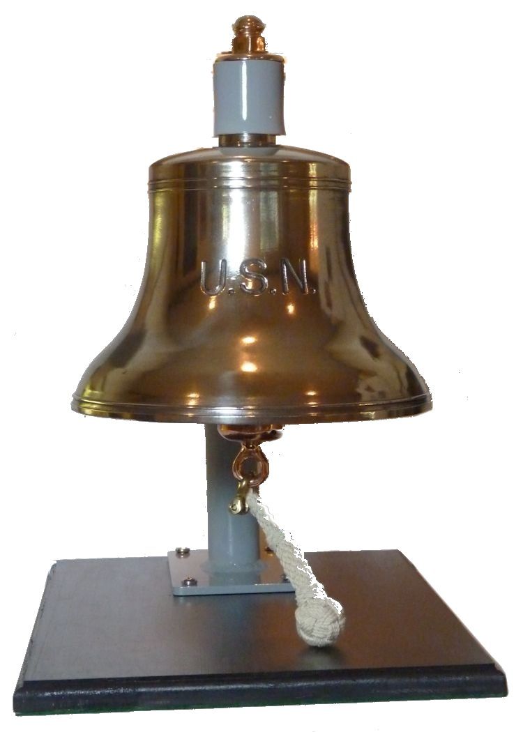 USN ePre WW II foredeck-anchor bell image
