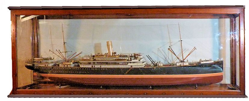 Starboard galley view of the 1909 Steamship RUAHINI model image