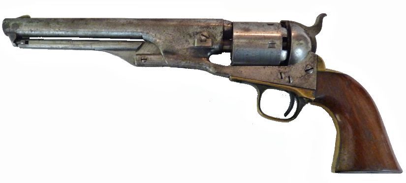 Colt M 1861 Navy revolver image