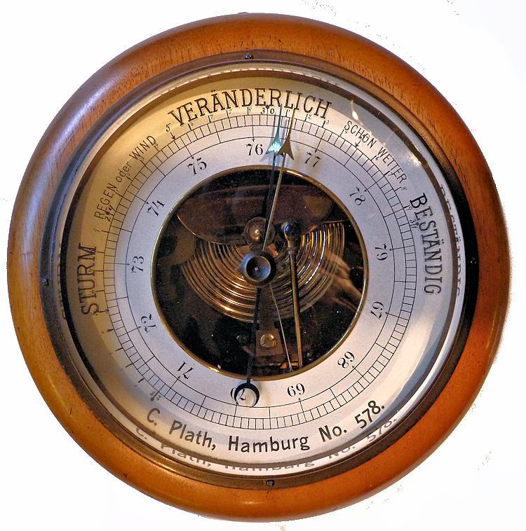 Vintage C. Plath android barometer mage