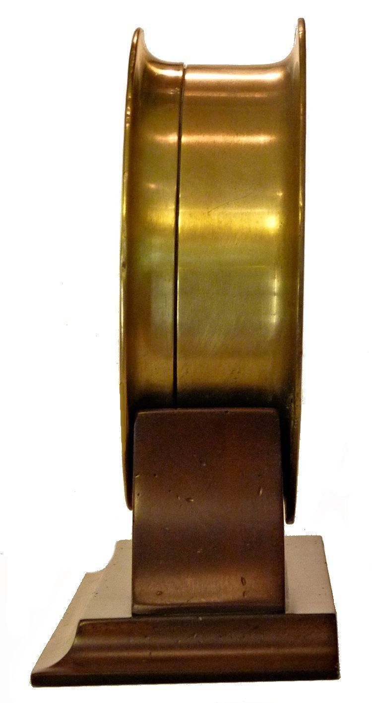 Side view of early Seth Thomas Navy Deck Clock No. 1 image