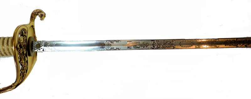 Blade at hilt of Meyer M 1852 sword image
