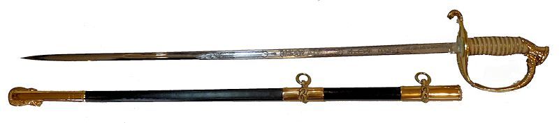 M 1852 highest quality naval sword image