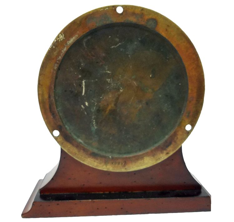 Back of Seth Thomas Navy Deck Clock No. 1 image