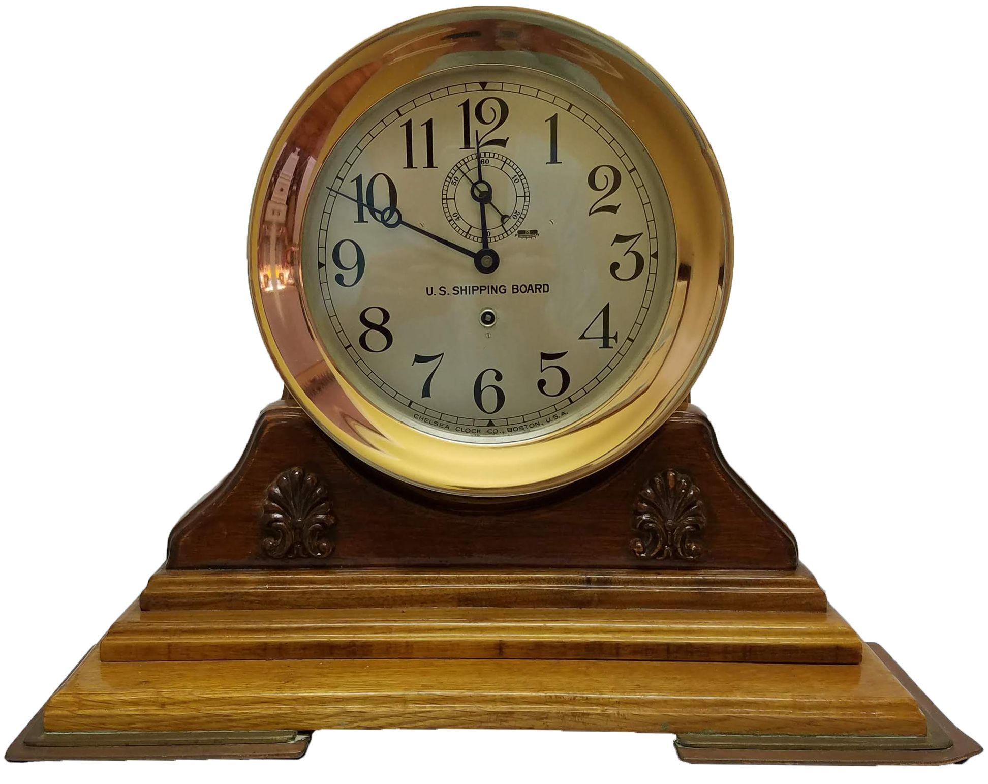 Custom Made Large Wood Clock Stand (with 10" Chelsea Pilot House Clock - not included)