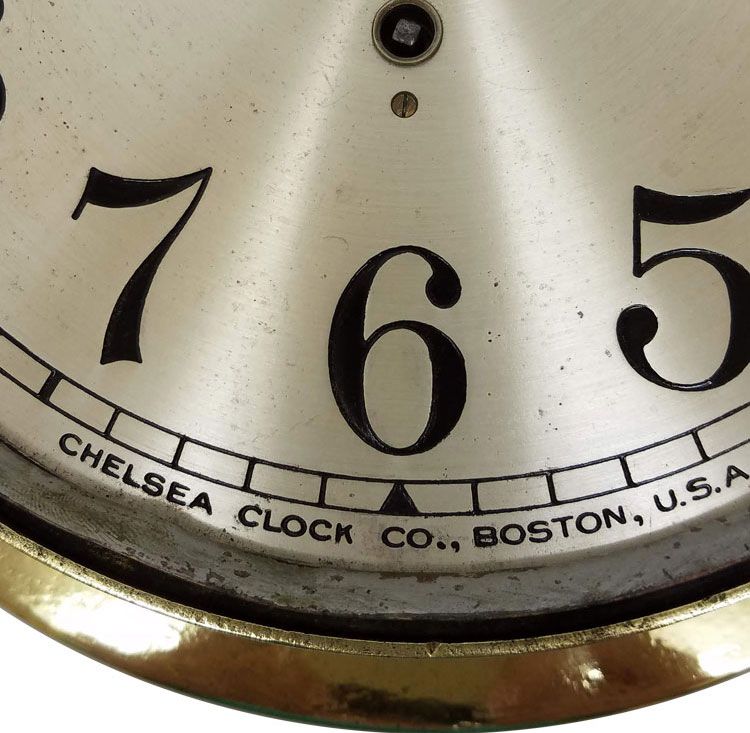 Beautiful 10 "Chelsea"U.S. Shipping Board Clock Dated 1915-1918