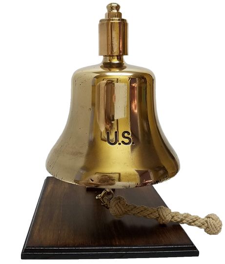 WWI Historical US NAVY Submarine USS R-20 BRONZE BELL