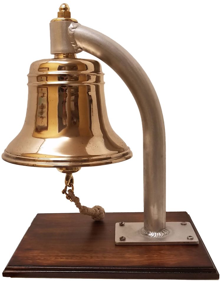 US Navy Anchor or Foredeck Bell with Two Mounting Options