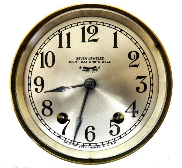 SETH THOMAS Vintage Ships Bell 11 Jewel Clock Mint 1948 | Land and Sea ...