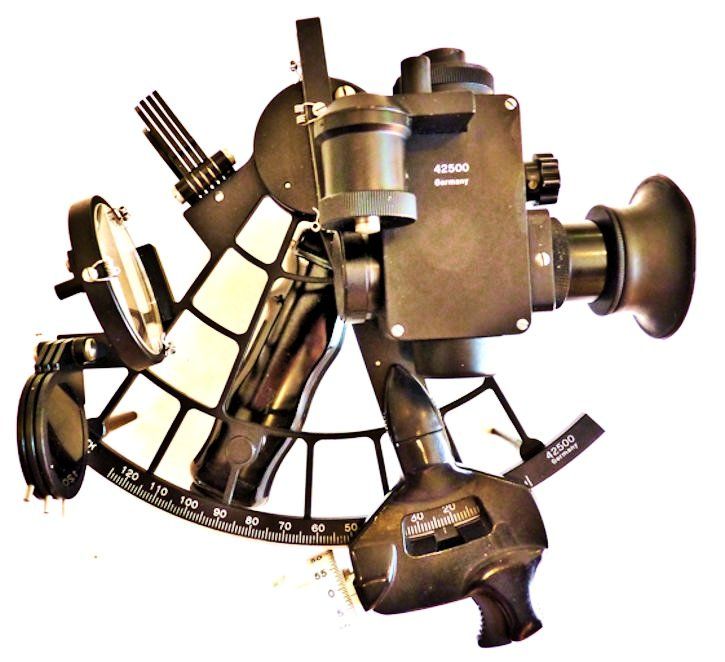 Bubble mounted on the sextant image