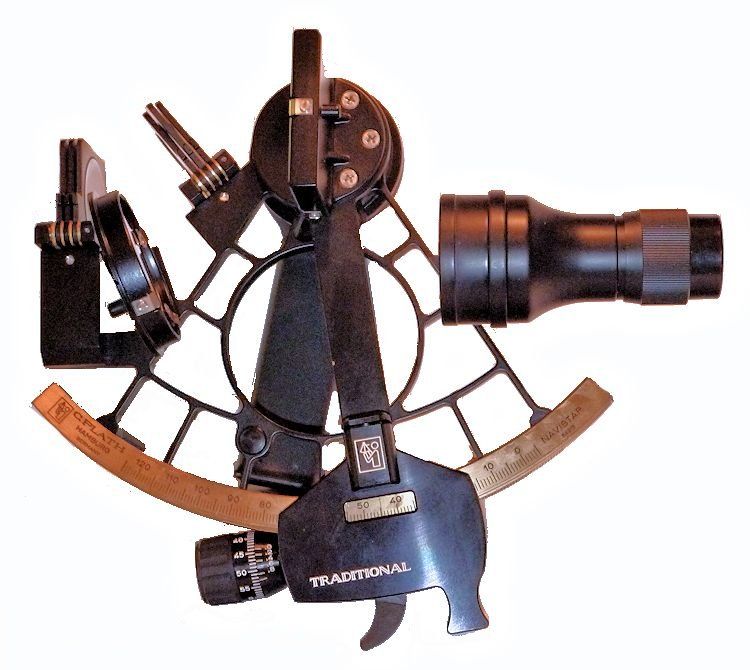 Plath Traditional sextant with wide angle 4 x 40 scope image