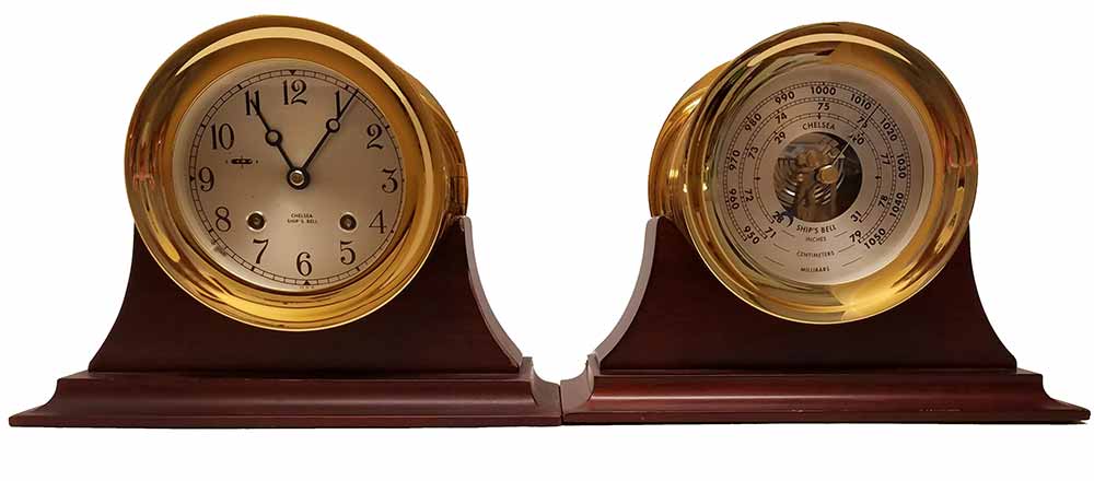 Handcrafted Nautical Barometers - Weather Barometers – Chelsea Clock