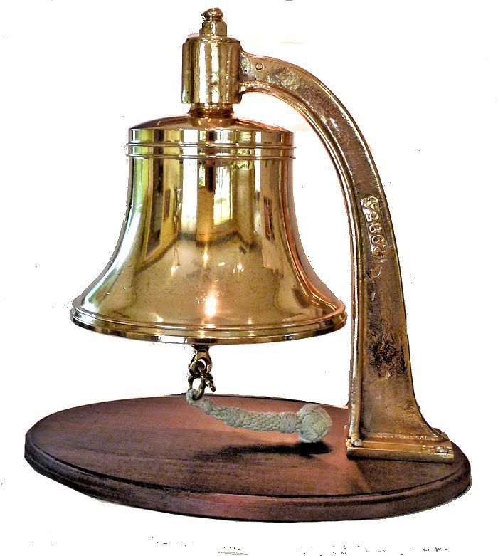 US Navy Anchor or Foredeck Bell with Two Mounting Options