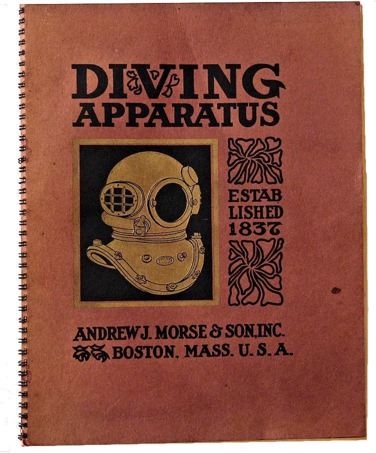 Original 1937 A J. Morse Diving Catalog-Dive Helmets