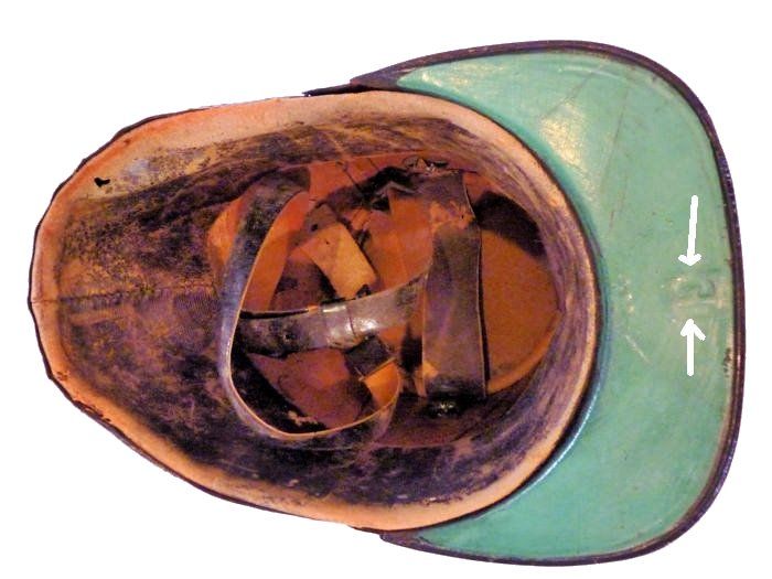 Inside of hat and bottom of visor image