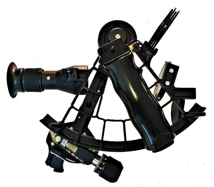 Back of sextant with 4 x 40 scope mounted image