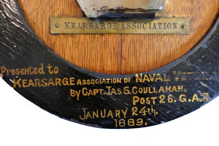 Bottom deadlight dedication plaque image