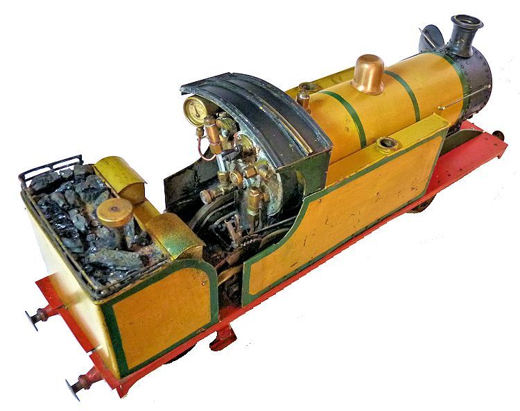 Top view of the steam engine image