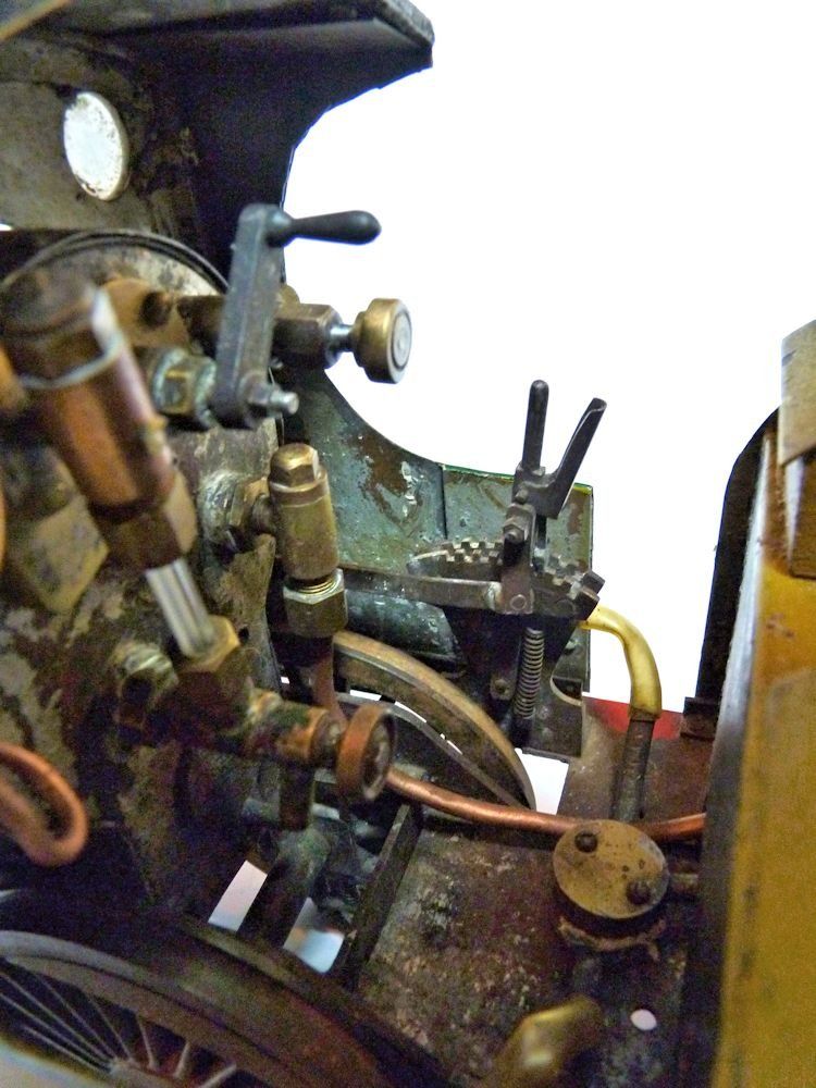 Side view in cab showing rachet brake image