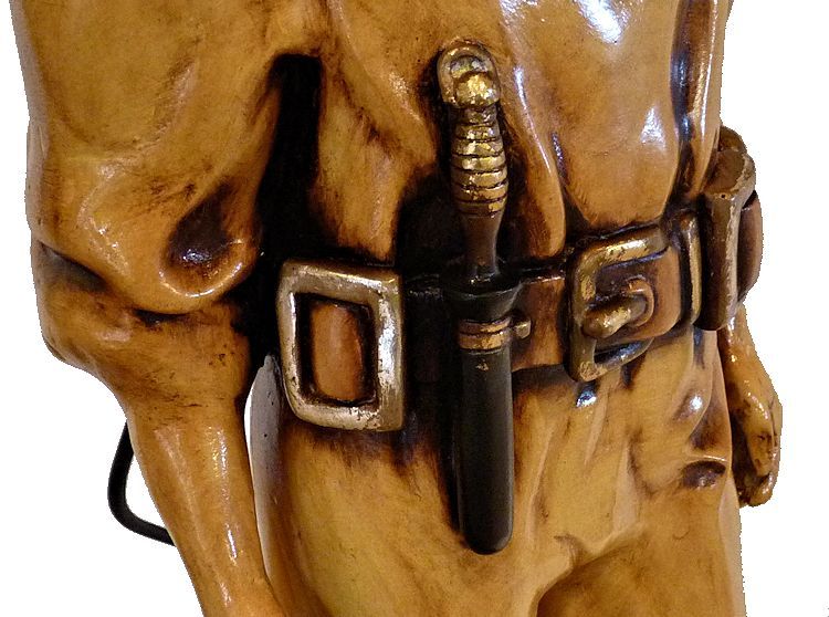 Close-up of diver's knife and weight belt image