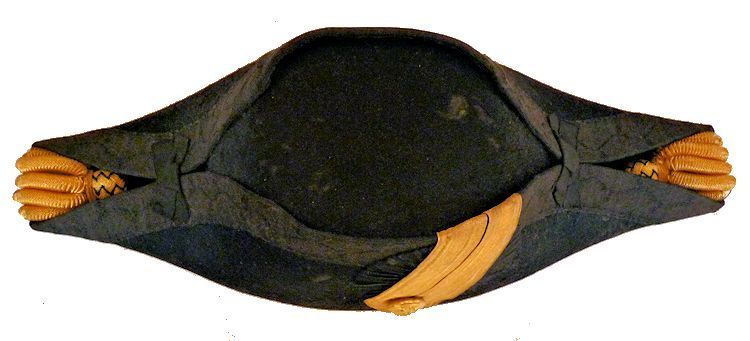 Top view of cocked hat image