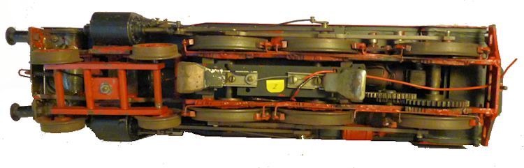 Undercarriage of German electric steam engine image