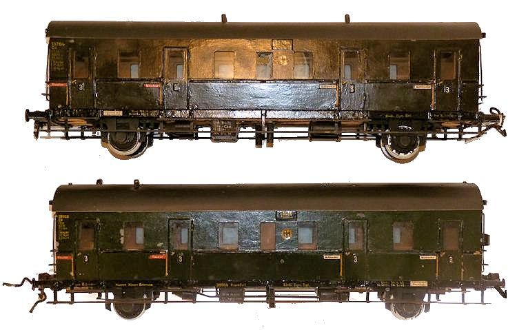 2nd class cars of the German train set image