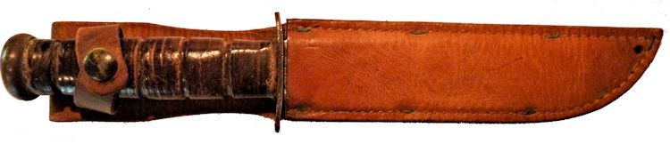 KA-BAR knife in sheath image