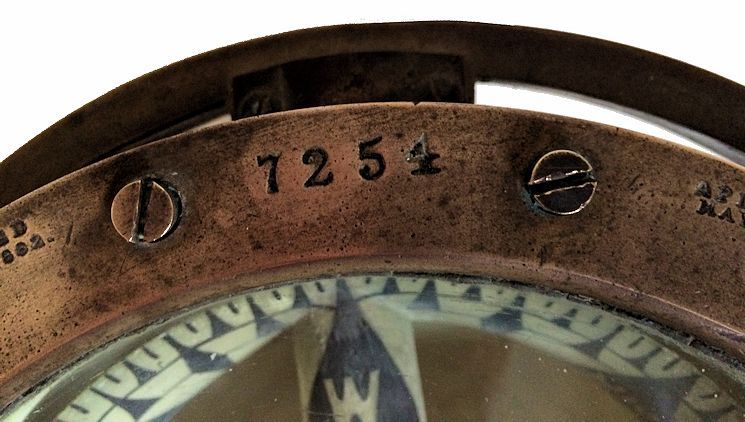 Ritchie compasses serial number 7254 image