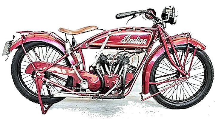 A real Indian Scout motorcycle image