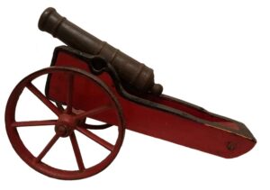 Civil War Period Iron Cannon
on Wood & Steel Carriage