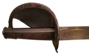 French Naval Boarding Cutlass with Scabbard by Chatellerault Armory 1847