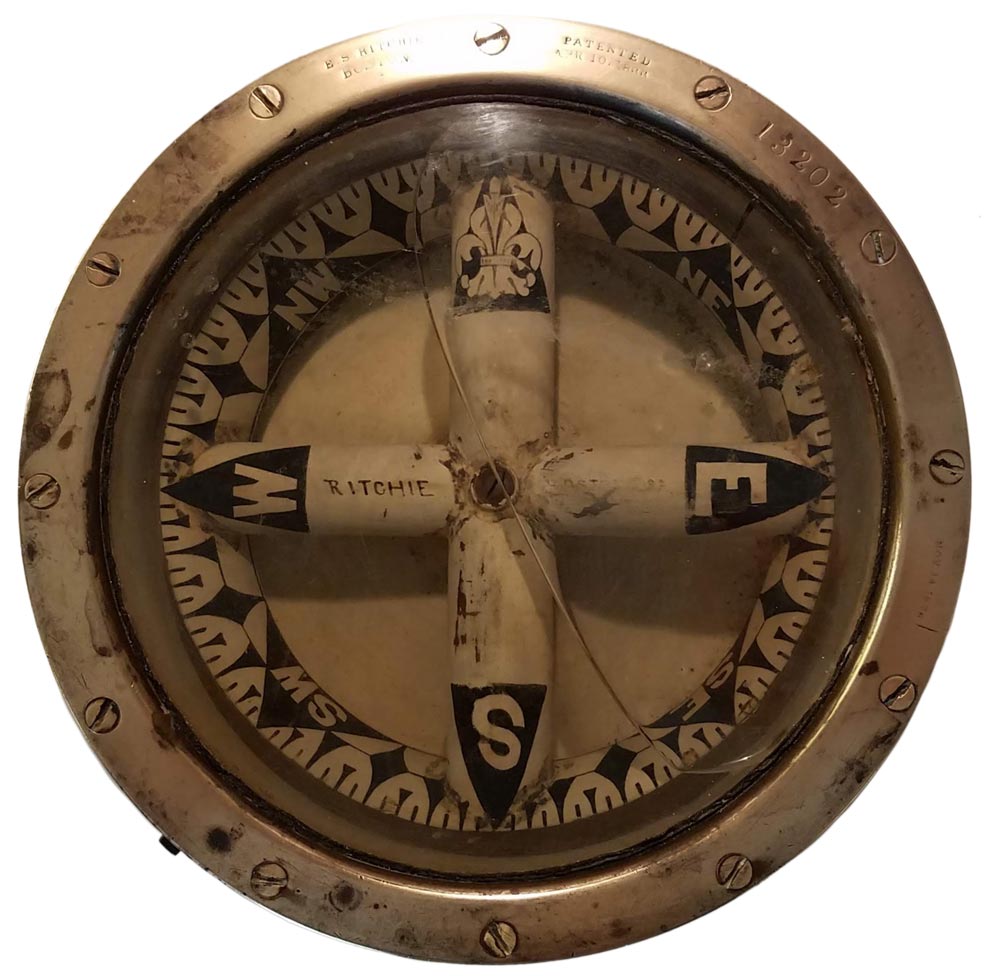 E.S. Ritchie Twin Cylindrical Cross Beam Compass