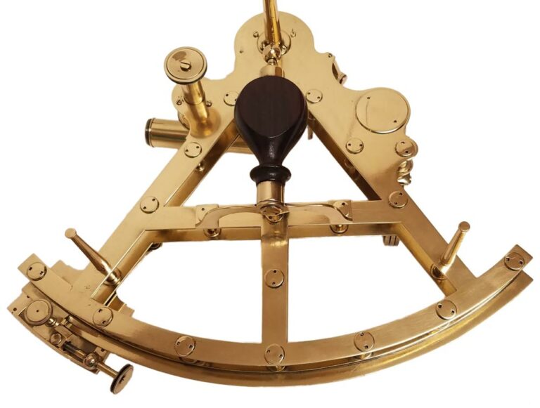 Museum Quality Double Frame Sextant By Crichton London Early 1800s Land And Sea Collection