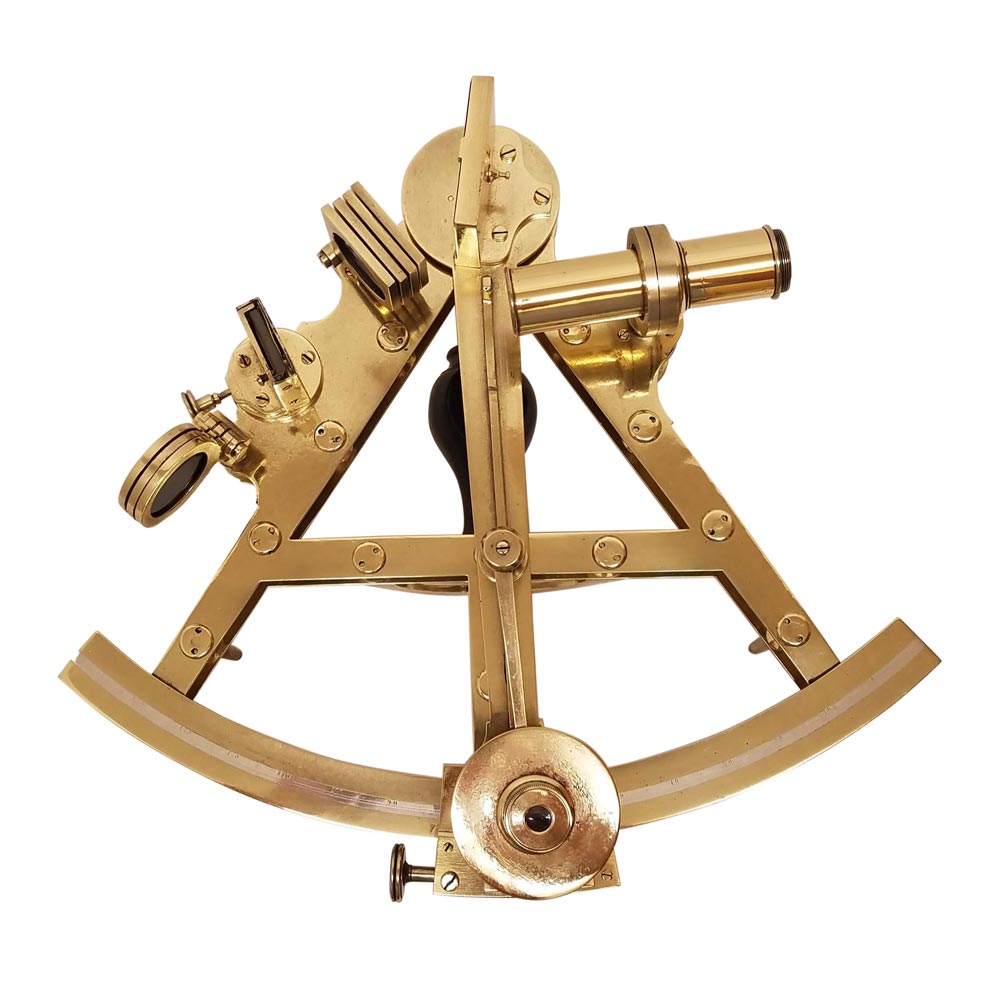 Spence Browning & Rust Double Frame Brass Sextant Early to Mid 19th Century