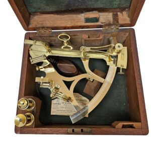 Rare and Unusual  Tulip Pattern Sextant  Mid 19th Century