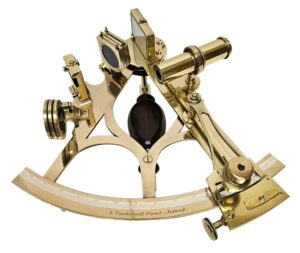 Rare and Unusual  Tulip Pattern Sextant  Mid 19th Century