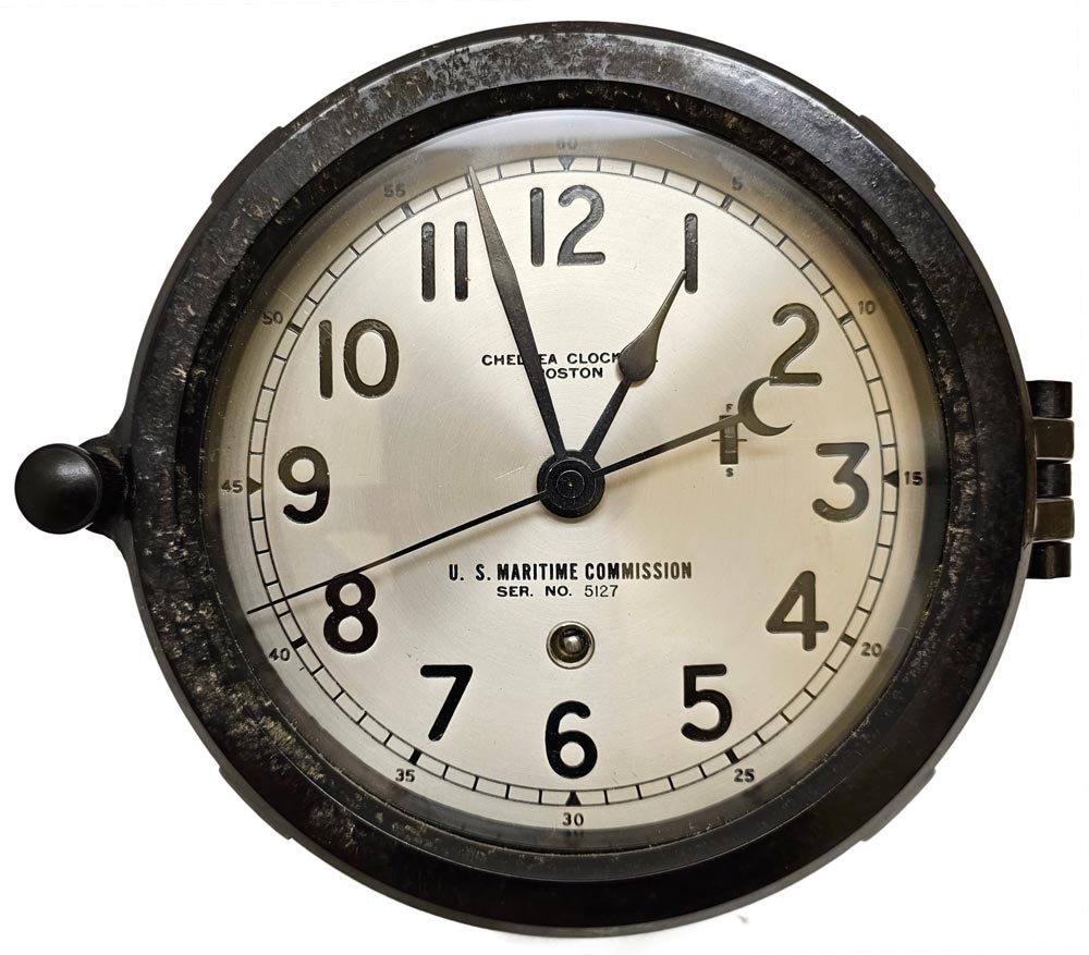 Chelsea U.S. Maritime Commission Clock